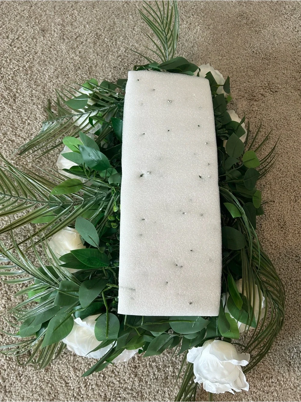Wedding Bride and Groom Table Floral piece